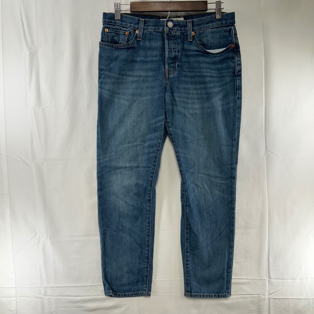 Gap Jeans Women 28 Blue 1969 Relaxed Boyfriend Button Fly Denim